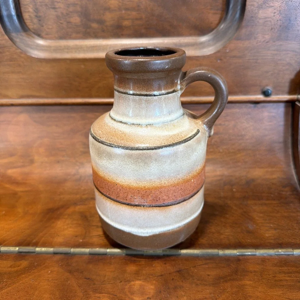 Scheurich Fat Lava W Germany 414-16  Vase Jug Pitcher Stoneware Pottery